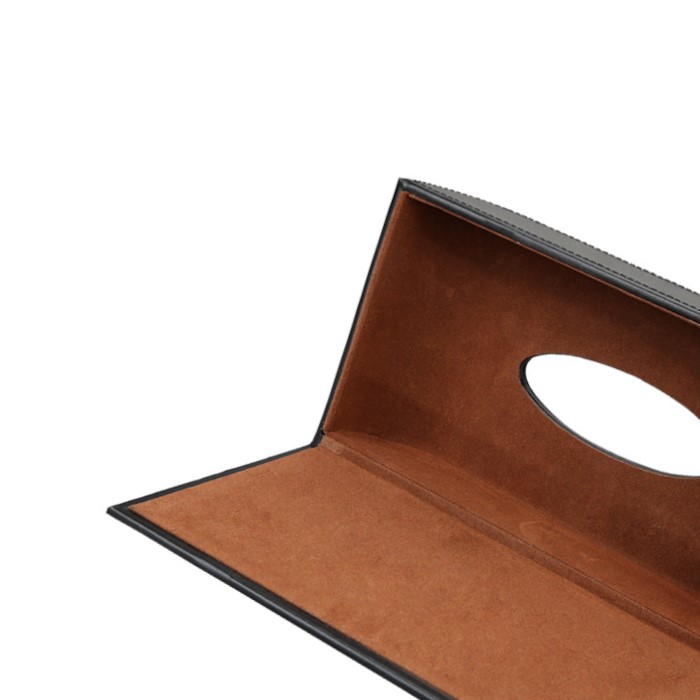 Multi Funksjon Stor Størrelse PU Leather Tissue Holder-5_ 副本