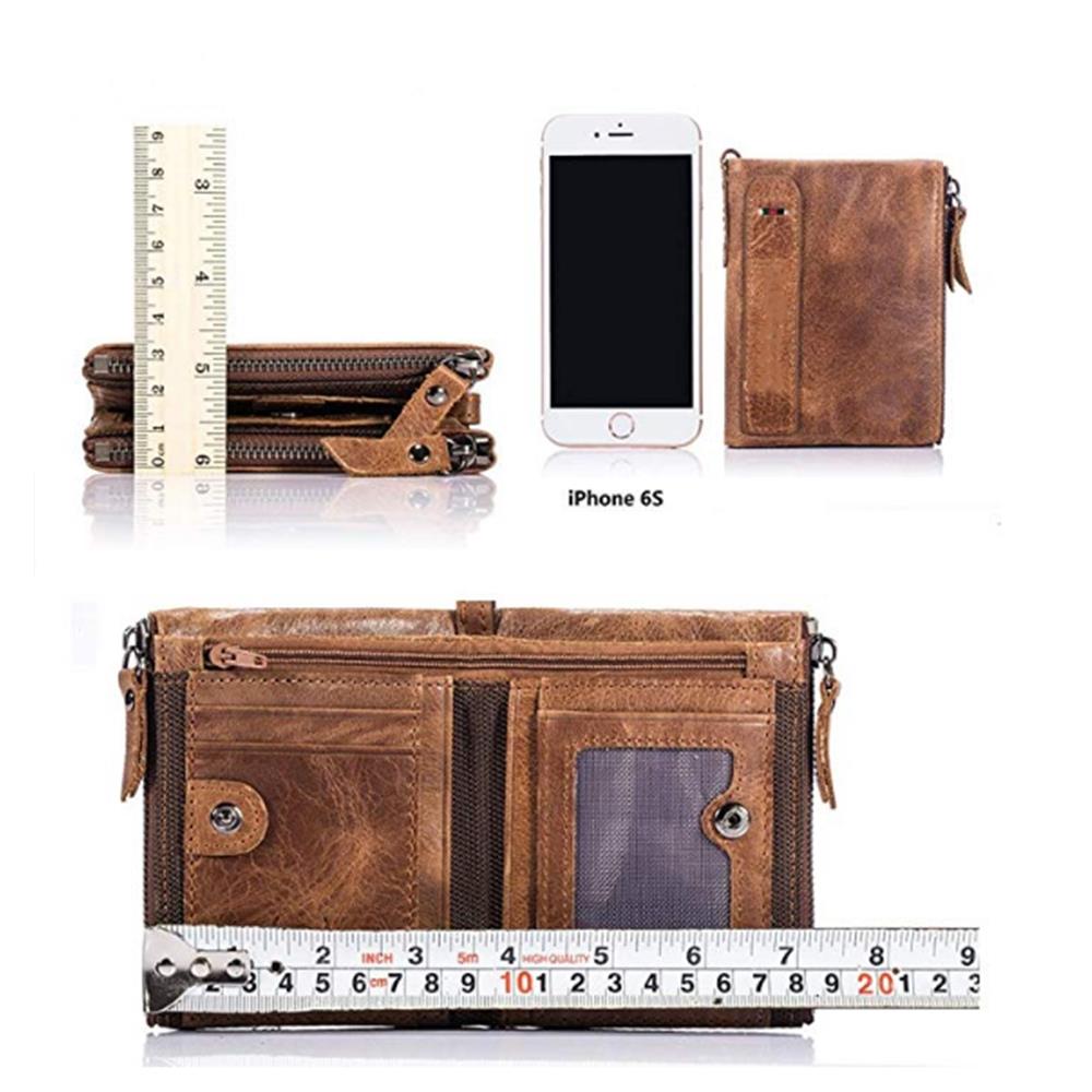 Bifold Glidelås PU Leder Kort Holder Kvinner-4 Bifold Zipper PU Leather Card Holder Women-4