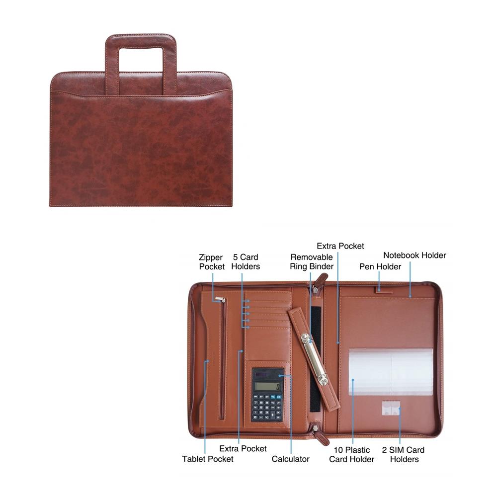 Skinn A4 Kompendium Personlig-5 Leather A4 Compendium Personalised-5