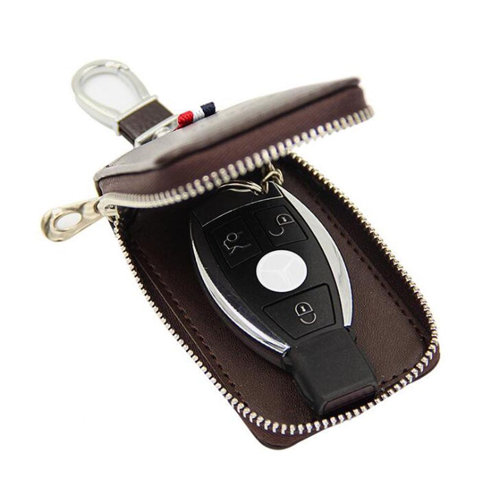 leather car key case