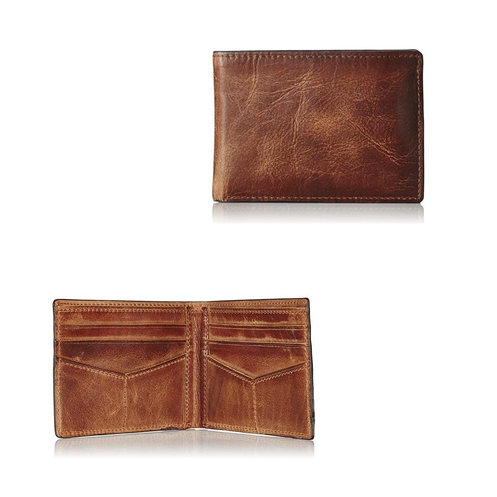 Real Leather Bifold Wallet-6