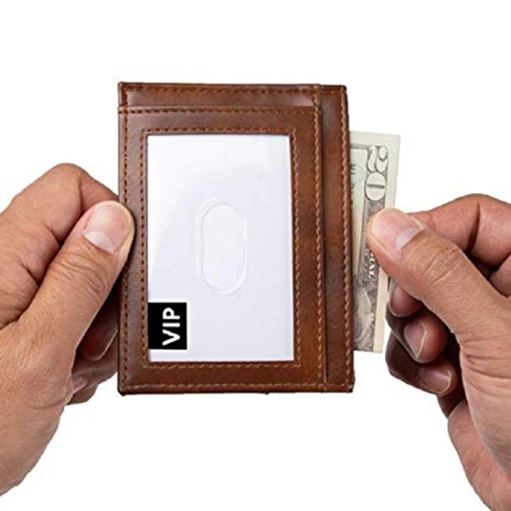 Men's Slim RFID Wallet-5