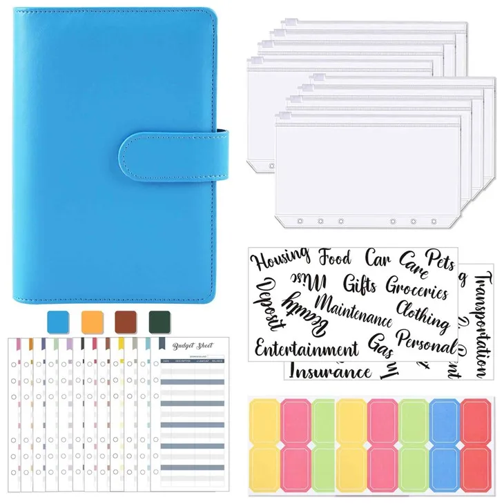 Color Cute Leather Loose Leaf Notebook