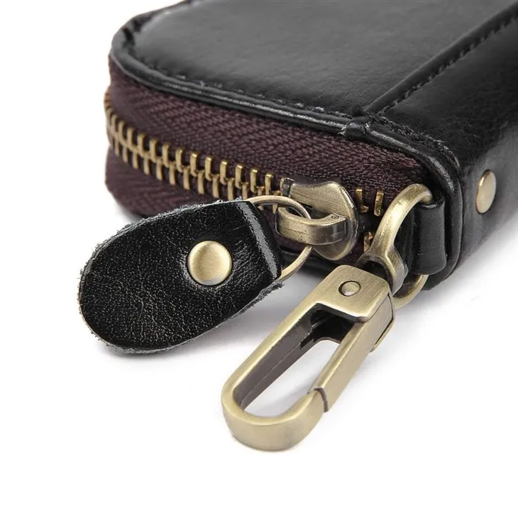 genuine leather car key case