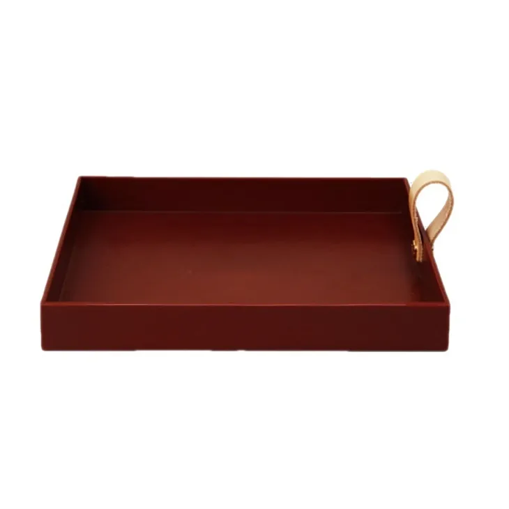 Home Decor Leather Tray Home Decor Leather Tray