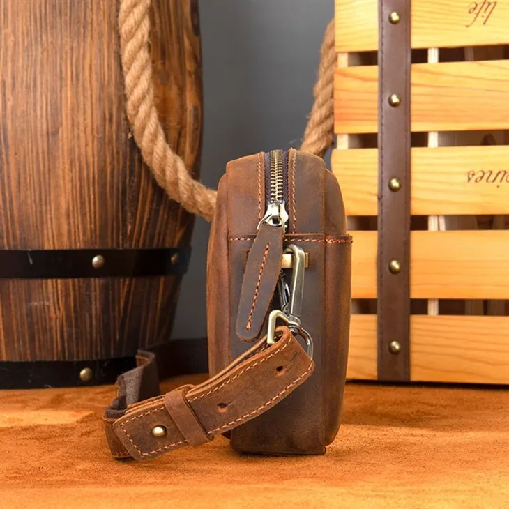 crazy horse leather bag wholesale