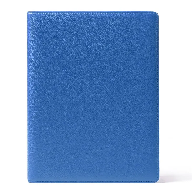 Blue Leather File Folder Blue Leather File Folder