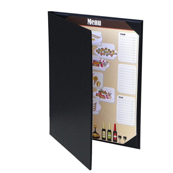 A4 Leather Menu Folder For Restaurant