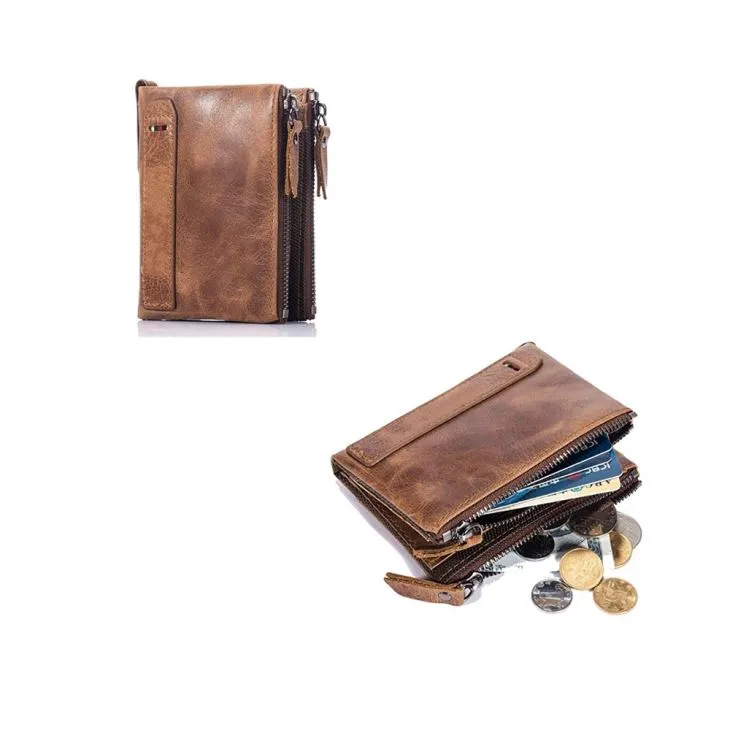 Bifold Zipper PU Leather Card Holder Women Bifold Zipper PU Leather Card Holder Women