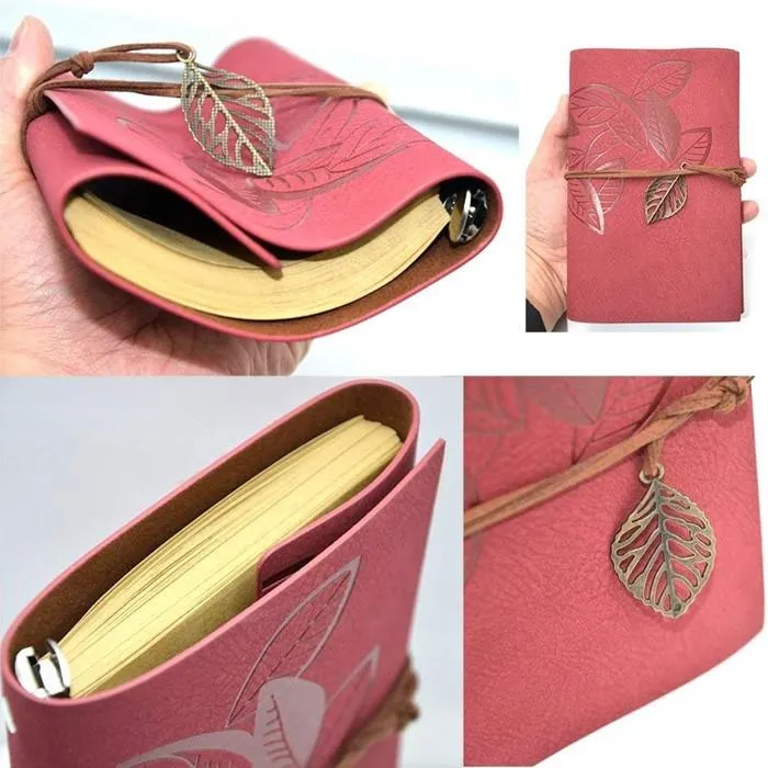 Emboss Logo PU Leather Travel Diary Emboss Logo PU Leather Travel Diary