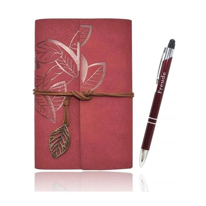 Emboss Logo PU Leather Travel Diary Emboss Logo PU Leather Travel Diary