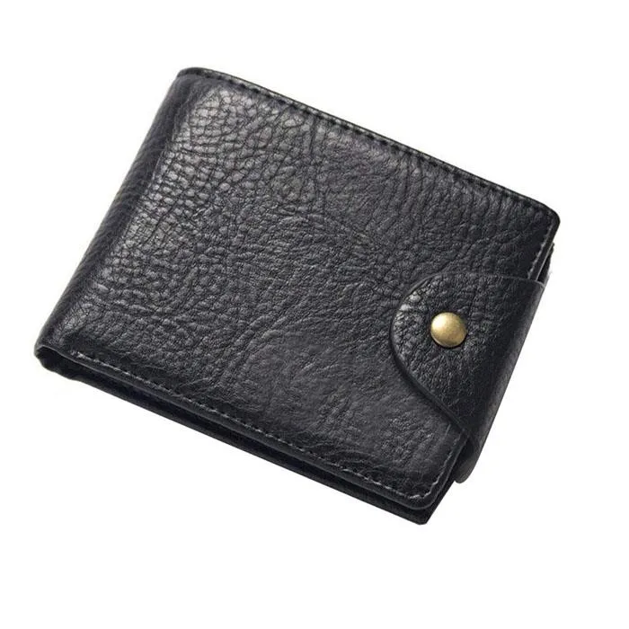 Men Leather Purse With Coin Pocket
