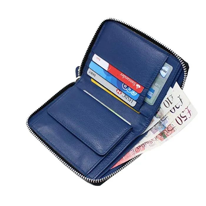 RFID Blocking Real Leather Women Wallet RFID Blocking Real Leather Women Wallet