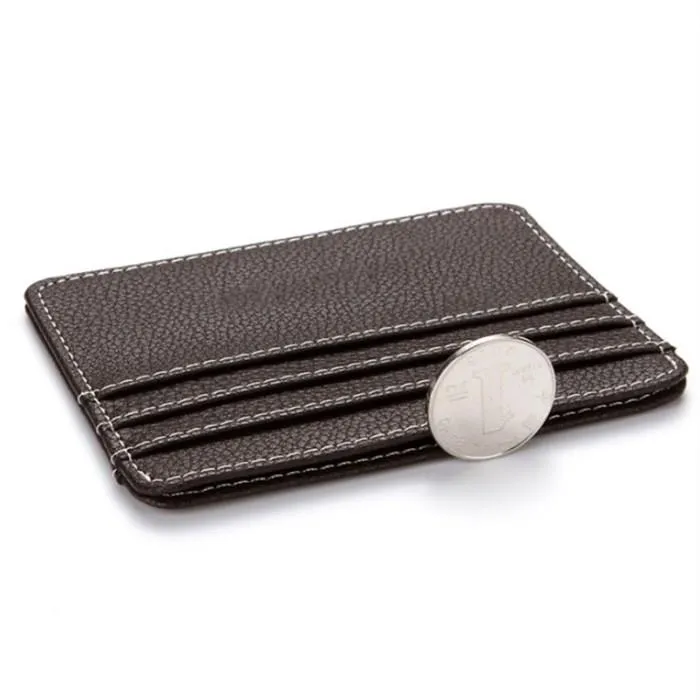 Slim Faux Leather Card Holder Slim Faux Leather Card Holder