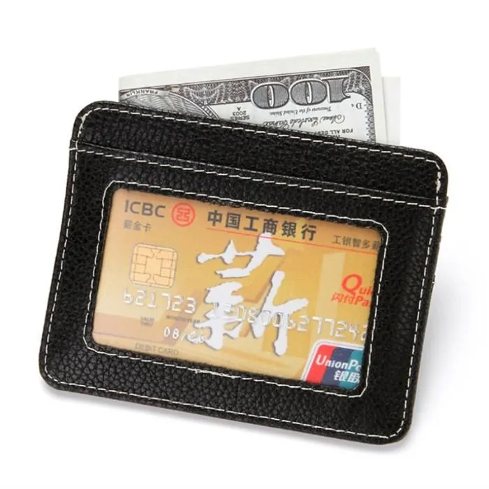 Slim Faux Leather Card Holder Slim Faux Leather Card Holder