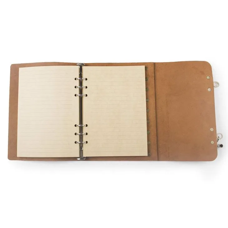 Small Size Genuine Leather Diary A5