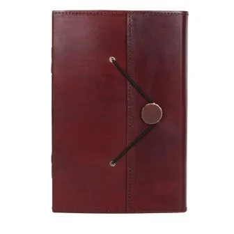 Ensfarget utskrift PU skinn Planner