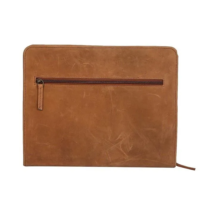 Thin Closure PU Leather Document Holder