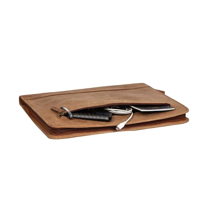 Thin Closure PU Leather Document Holder
