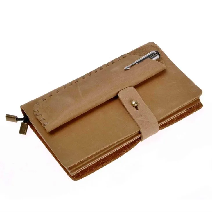 Vintage Cover Leather Notebook Planner