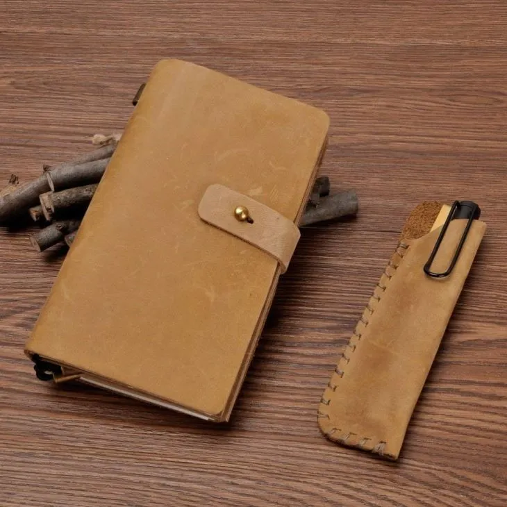 Vintage Cover Leather Notebook Planner