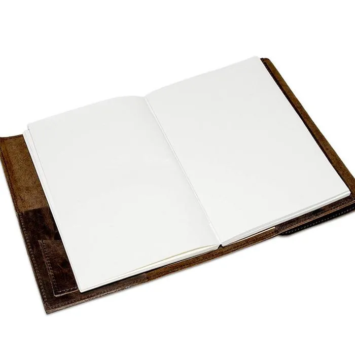 A5 Travel Diary Genuine Leather