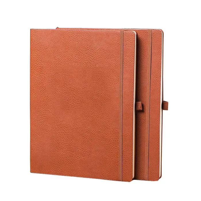 Brown Leather Monthly Planner