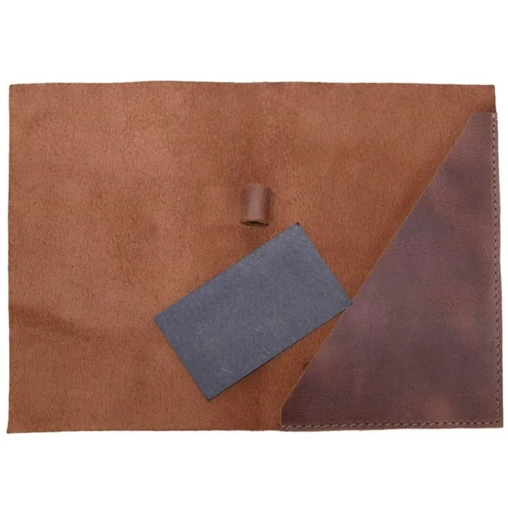 Leather Bifold Check Menu Folder Leather Bifold Check Menu Folder