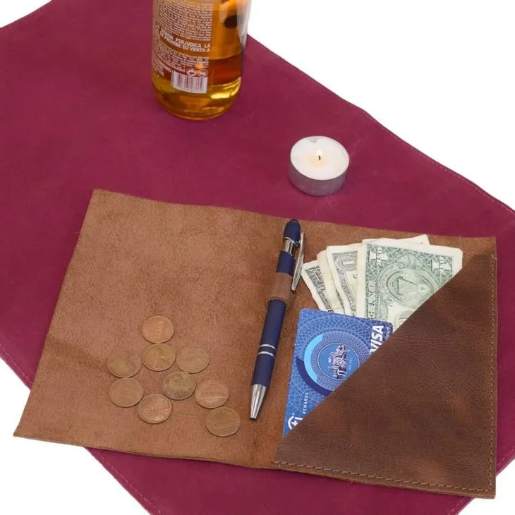 Leather Bifold Check Menu Folder Leather Bifold Check Menu Folder