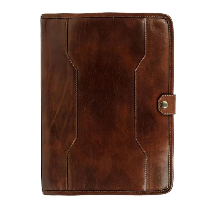 Leather Folder With Pockets