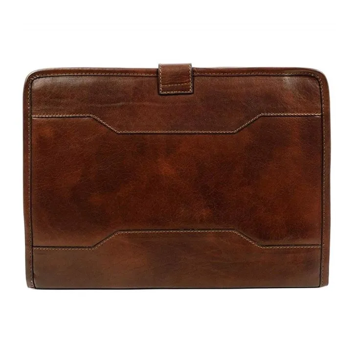 Leather Folder With Pockets