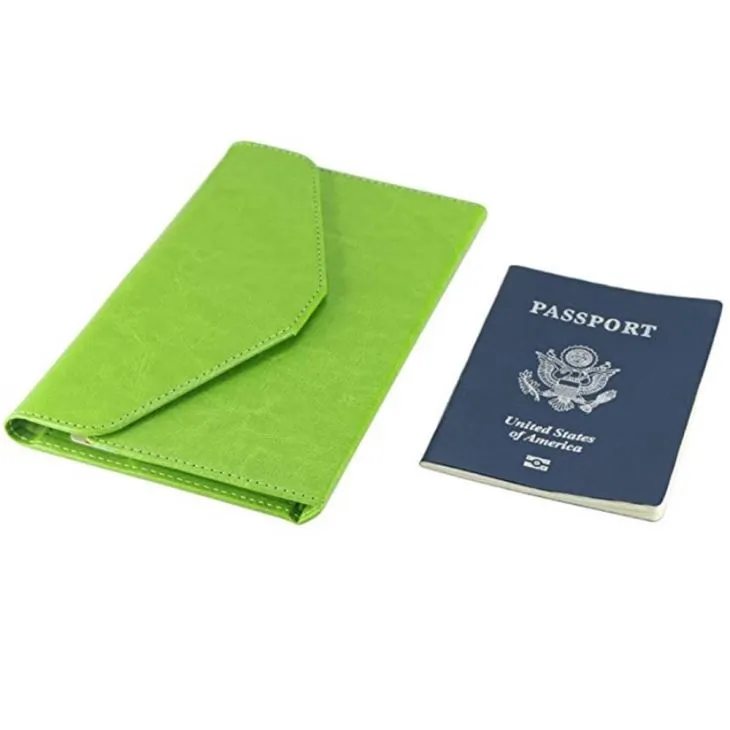 Leather Passport Holder Designer