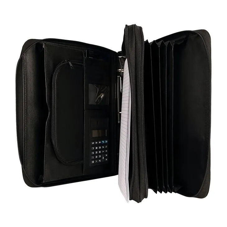 Leather Portfolio Bag With Strap