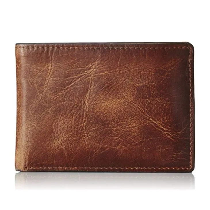 Real Leather Bifold Wallet