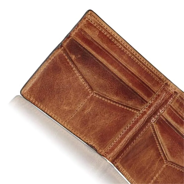 Real Leather Bifold Wallet