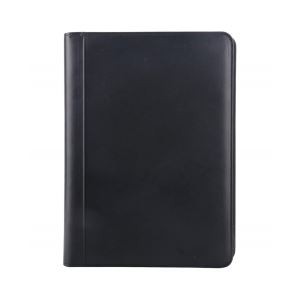 Svart PU Leather Portfolio Case