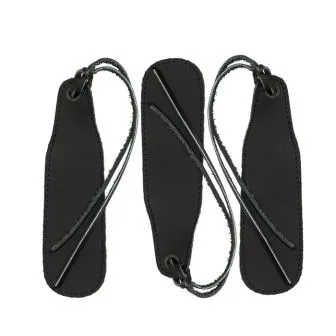 Lær bokmerke med dusk