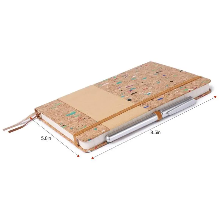 A5 Custom Logo Cork Notebook