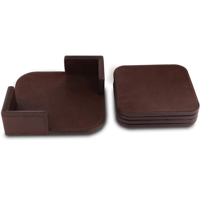 Leather Glass Cup Coaster Leather Glass Cup Coaster