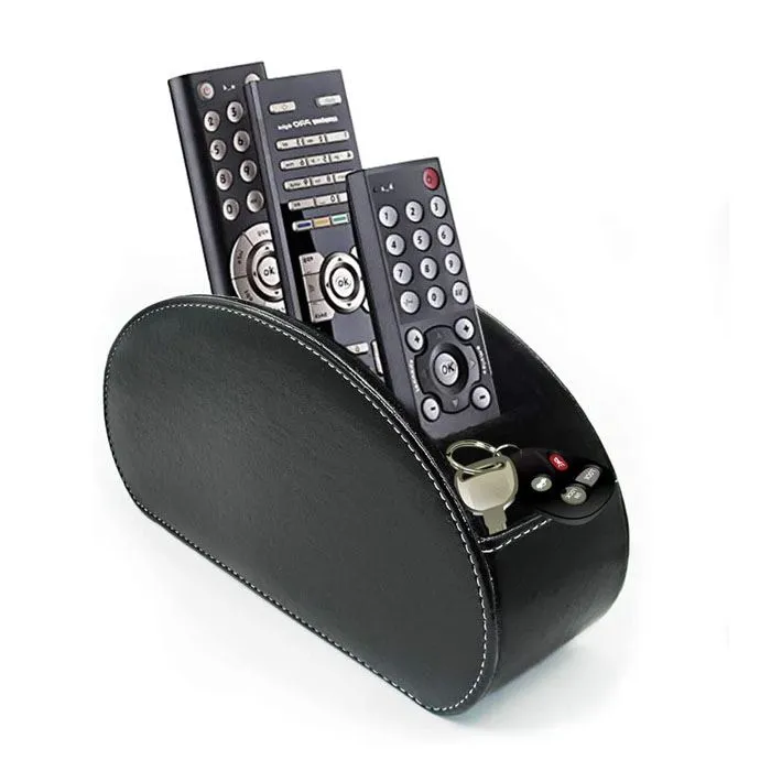 Leather TV Remote Control Holder Leather TV Remote Control Holder