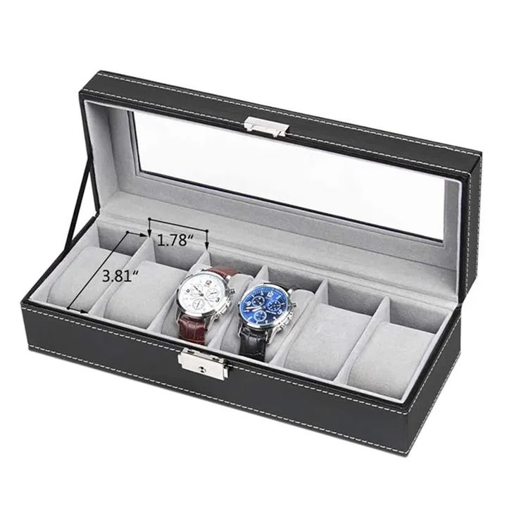 Luxury PU Leather Watch Box
