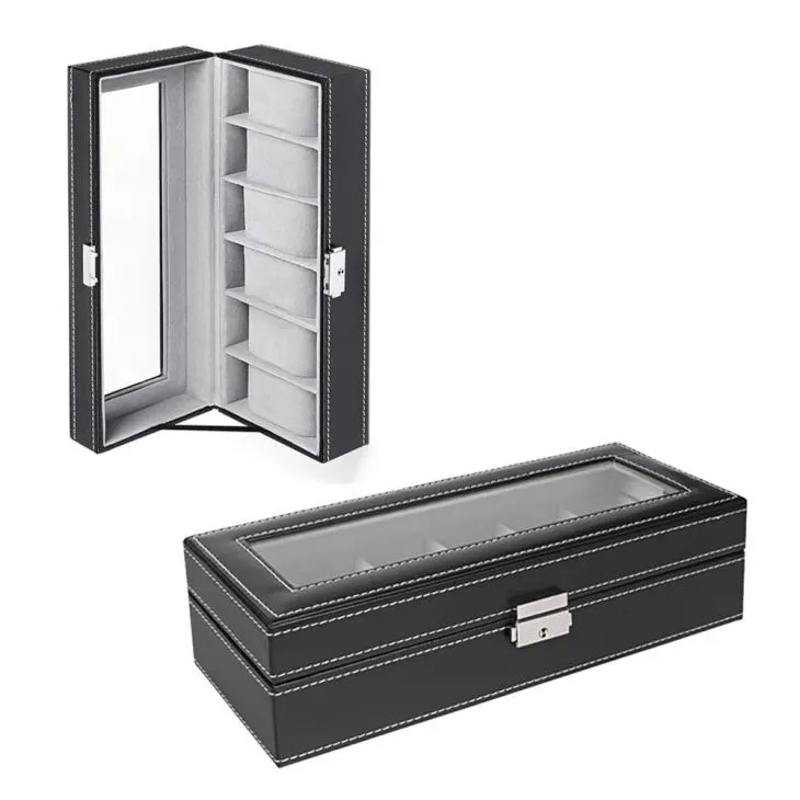 Luxury PU Leather Watch Box
