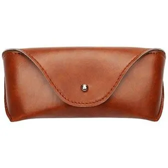 Skinnkasse for lærbriller