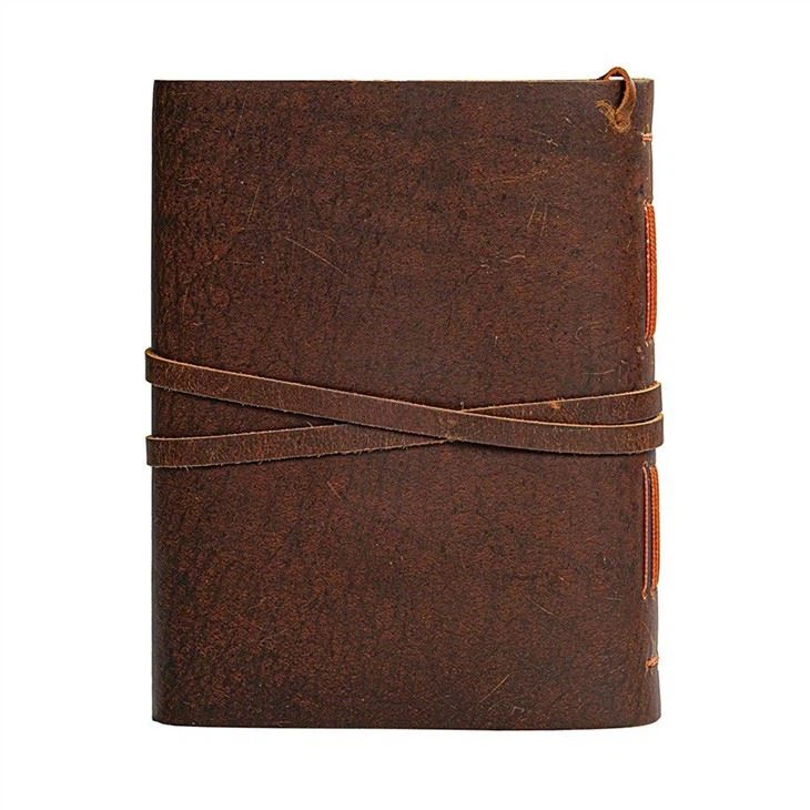 Blank Pages Travel Leather Journal Diary
