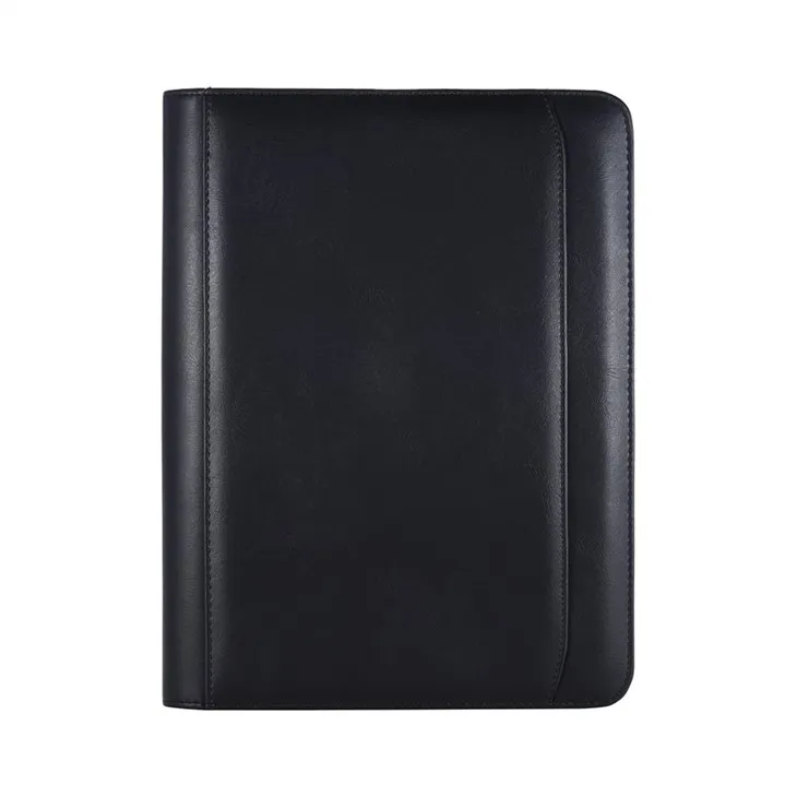 Business Portfolio Leather Ring Binder Folder