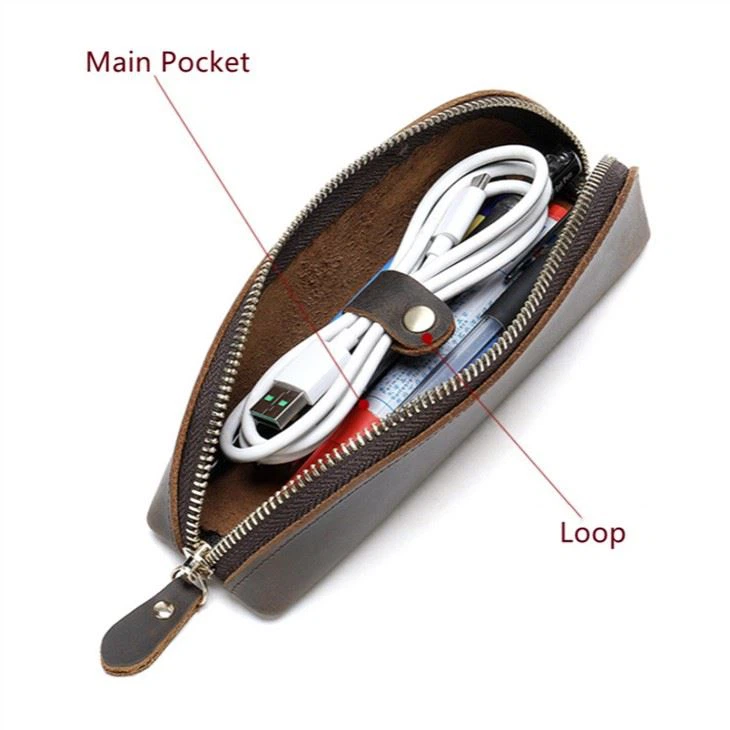 Leather Stationary Pencil Case