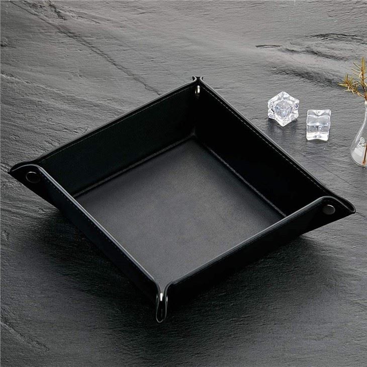 PU Leather Jewelry Case Storage Tray