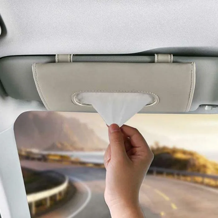 Visor Car Napkin Holder Tissue Case Visor Car Napkin Holder Tissue Case