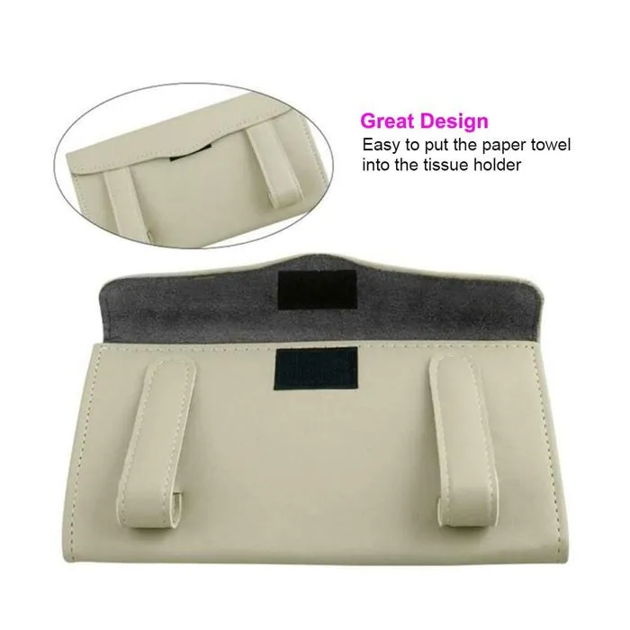 Visor Car Napkin Holder Tissue Case Visor Car Napkin Holder Tissue Case