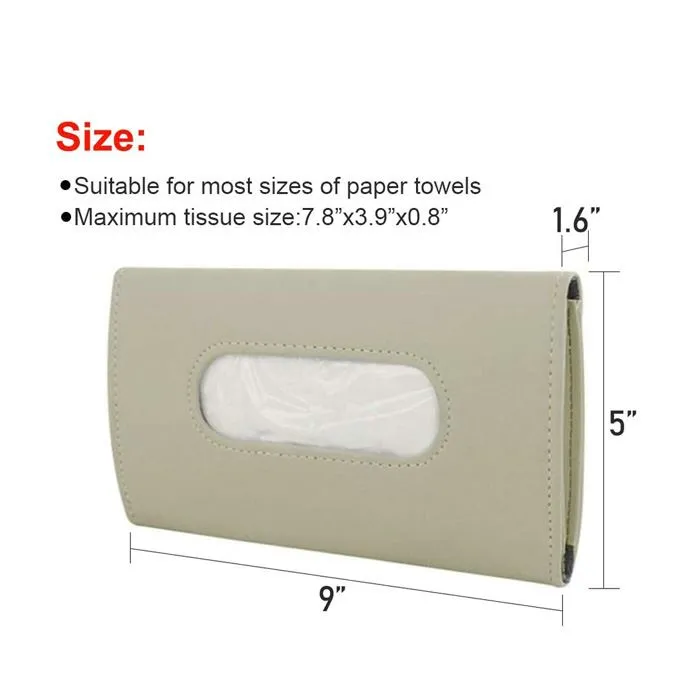 Visor Car Napkin Holder Tissue Case Visor Car Napkin Holder Tissue Case